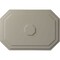 Ekena Millwork Felix Ceiling Medallion, Hand-Painted Pearl White, 25 1/4"W x 17 1/4"H x 1 3/4"P CM25FEPWS - alternate 1